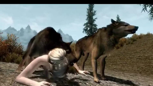 Схватил волчицу за хвост и отымел её в анал (игра Wild Life): Хентай мультик